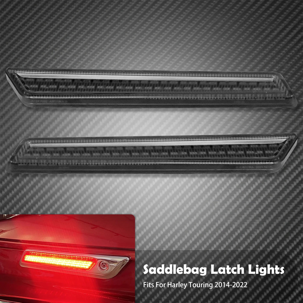 Feux LED de loquets de sacoche - Harley Touring Road King, Electra Street Glide, CVO Limited 2014-2023 – photo 8/8