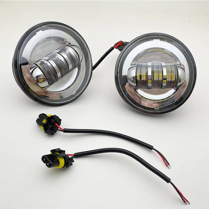 Phares additionnels LED et supports pour Harley Touring - vue 15