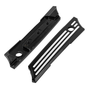 Caches de loquet usinés CNC pour sacoche Harley Touring - vue 6