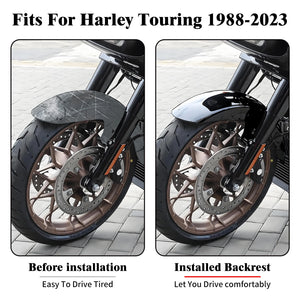 Garde-boue avant noir en acier pour moto Harley-Davidson Touring - vue 2