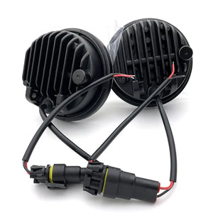 Feux additionnels LED 4,5 pouces pour Harley Touring - vue 2