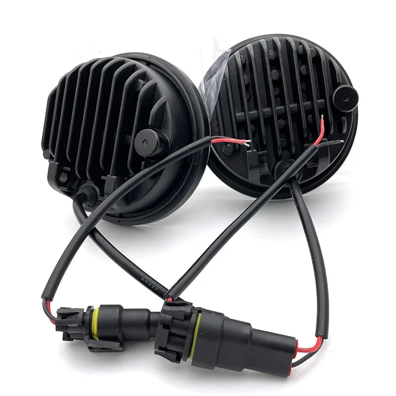 Feux additionnels LED 4,5 pouces pour Harley Touring - vue 2