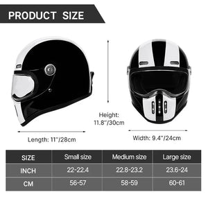 Casque moto intégral noir aérodynamique - vue de profil - vue 2