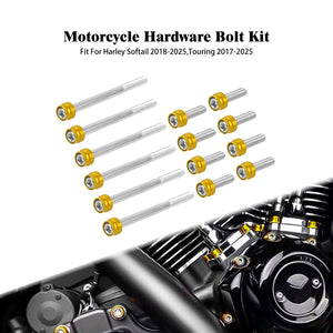 Kit de vis décoratives dorées pour moteur M8 Harley-Davidson - vue 9
