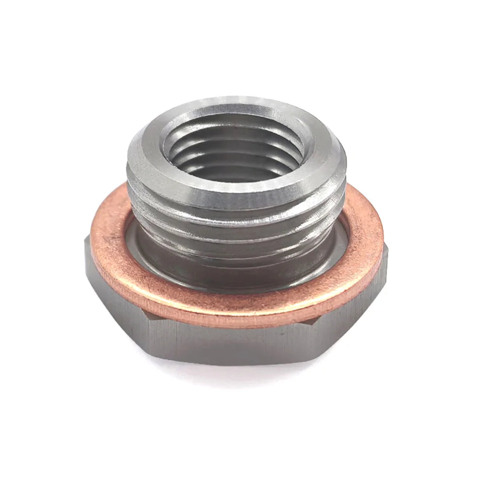 Adaptateur de sonde lambda inox pour Harley - vue 3