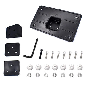 Support de plaque d'immatriculation moto 3 trous - vue 4