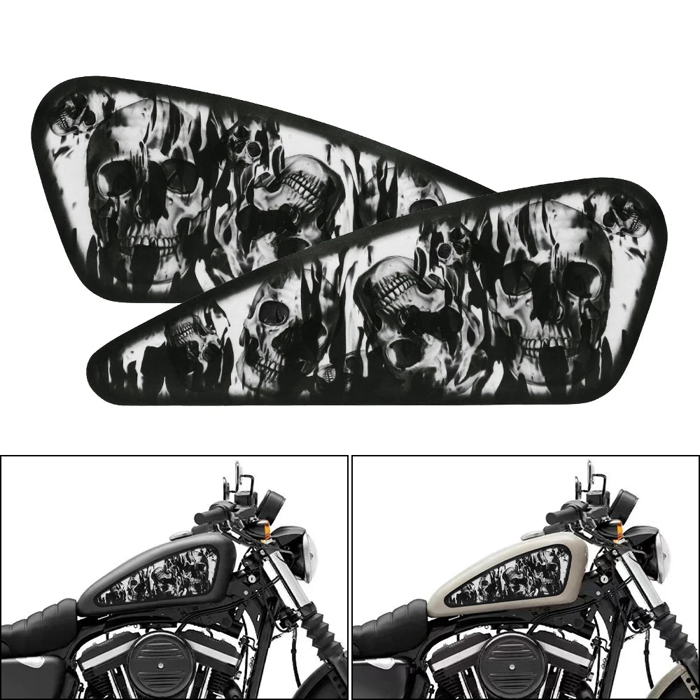 Autocollant brillant de protection sur réservoir de Harley - vue 1