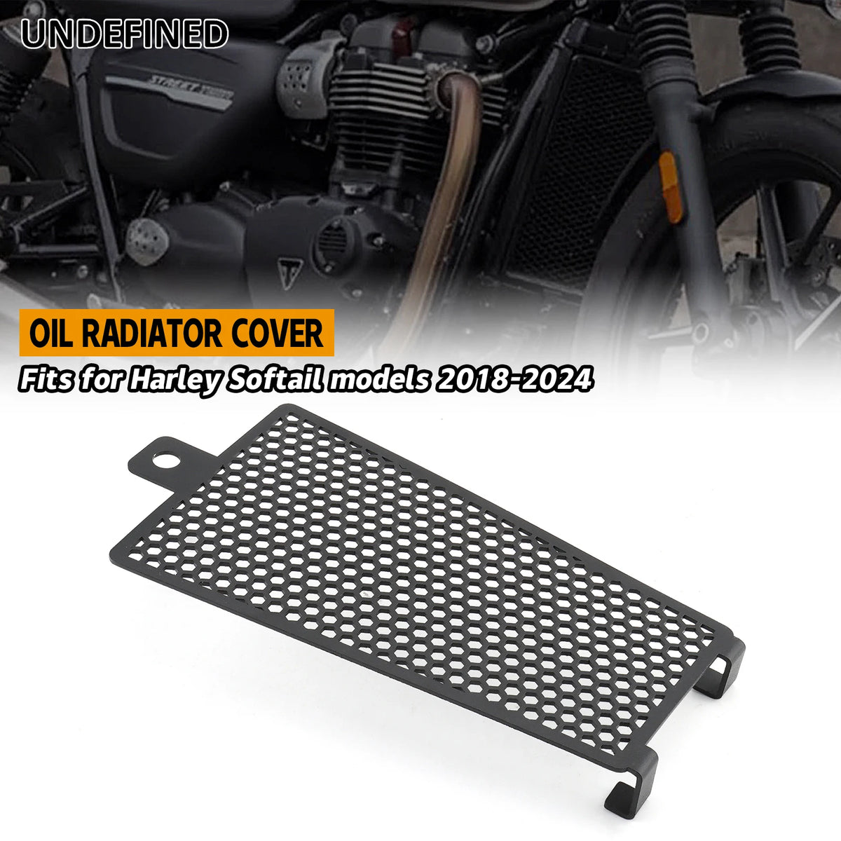 Grille de Protection Radiateur - Harley-Davidson Softail Fat Boy, Fat Boy 114, Fat Bob, Fat Bob 114 (2018 et +) – photo 1/7