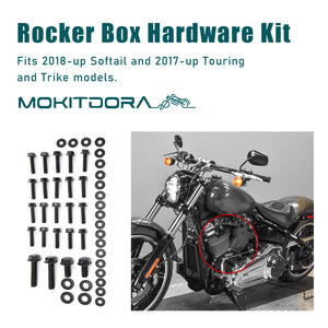 Kit Boulons de Cache Culbuteurs (Rocker Box) - Harley-Davidson Softail 2018 et plus, Touring et Trike 2017 et plus – photo 2/7