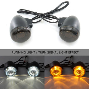 Clignotant avant LED fumé monté sur une Harley-Davidson Nightster - vue 6