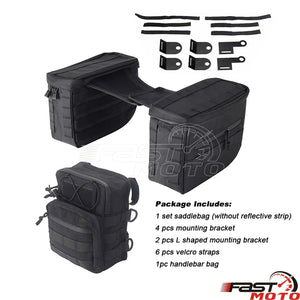 Sacoches de Voyage et Sacoche de Guidon en Nylon Balistique pour Harley Softail - vue 10