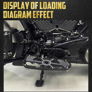 Kit planchers conducteur, repose-pieds passager et levier de frein/sélecteur pour Harley-Davidson Touring 2008-2025 – photo 6/14