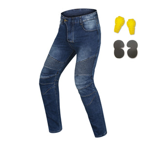 Pantalon moto homme anti-chute façon jean - vue 34