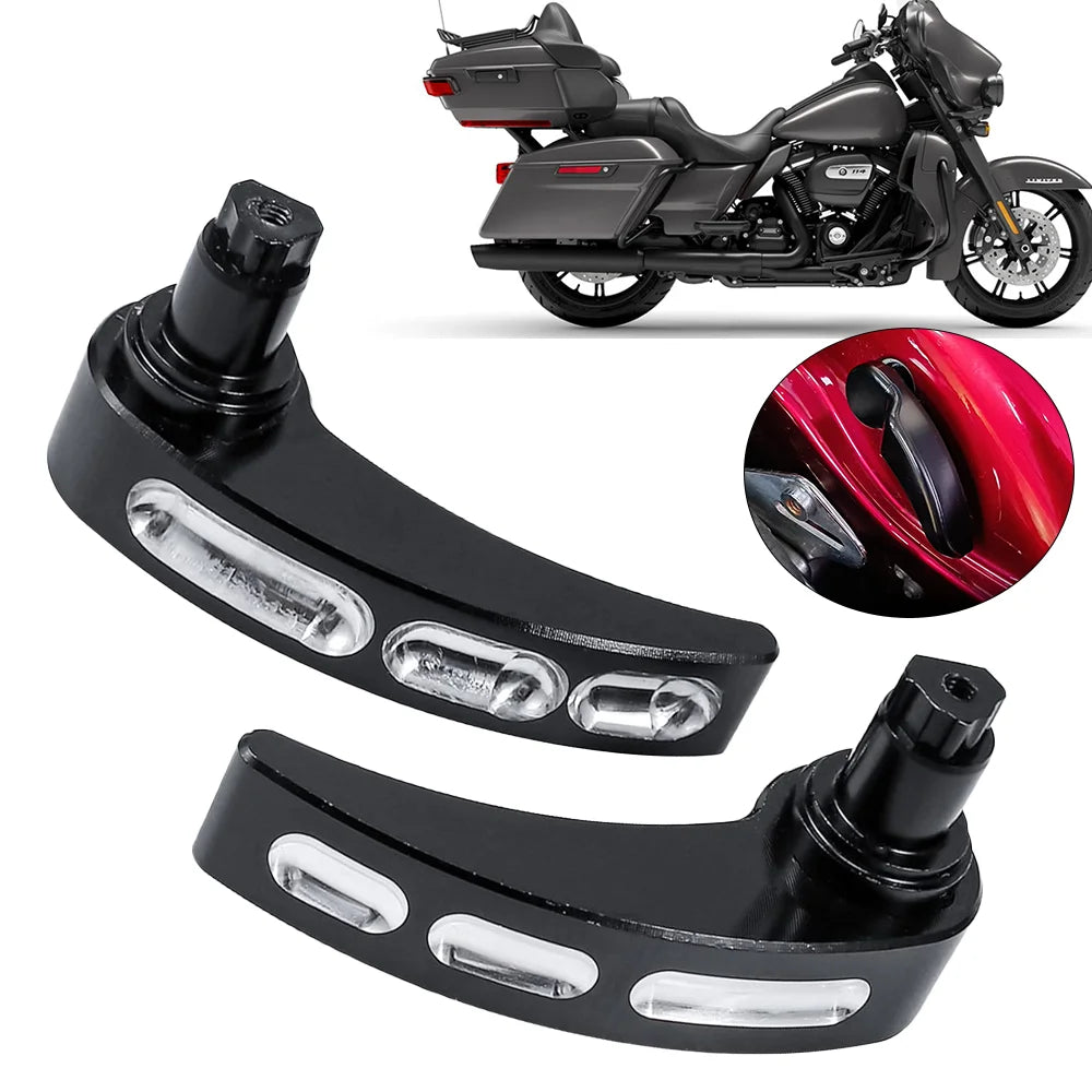 Kit de leviers releveurs de sacoche pour Harley Touring - vue 1