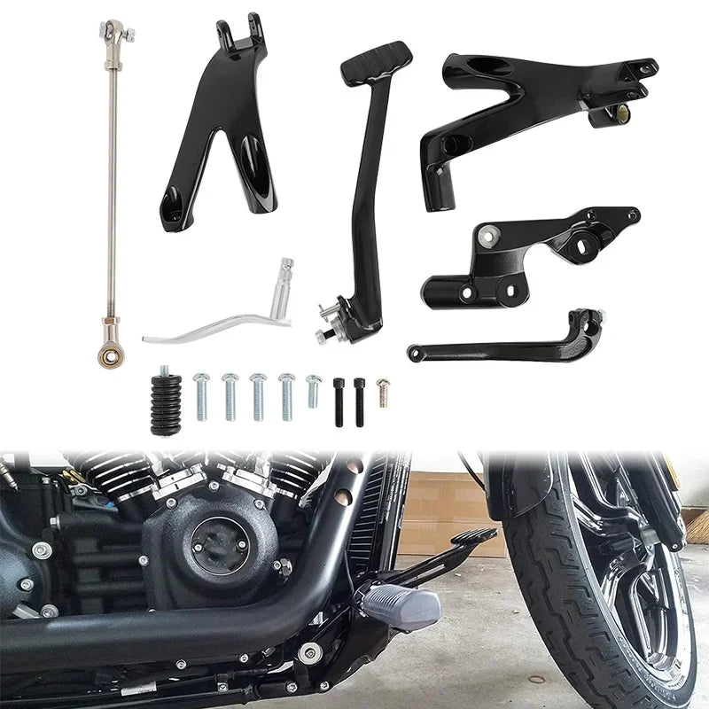 Kit de commandes avancées noires pour Harley Softail Street Bob et Low Rider 2018-2021 – photo 1/7