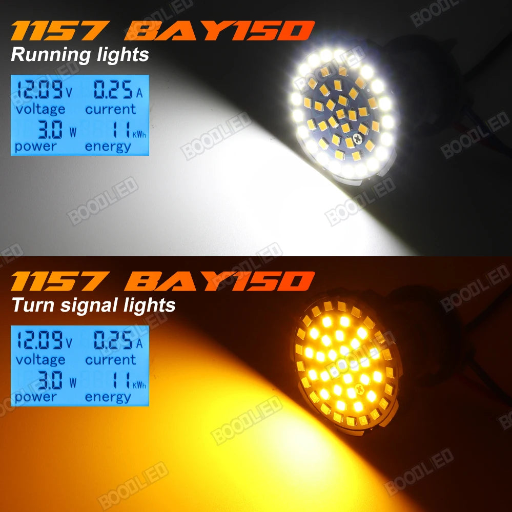 Ampoules LED de clignotant pour Harley Softail - vue 5