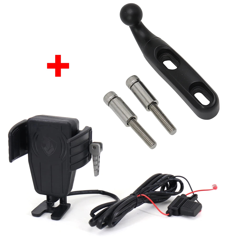 Support Téléphone avec Chargeur Sans Fil 15W - Harley-Davidson Sportster S 1250 2021-2022 – photo 7/9