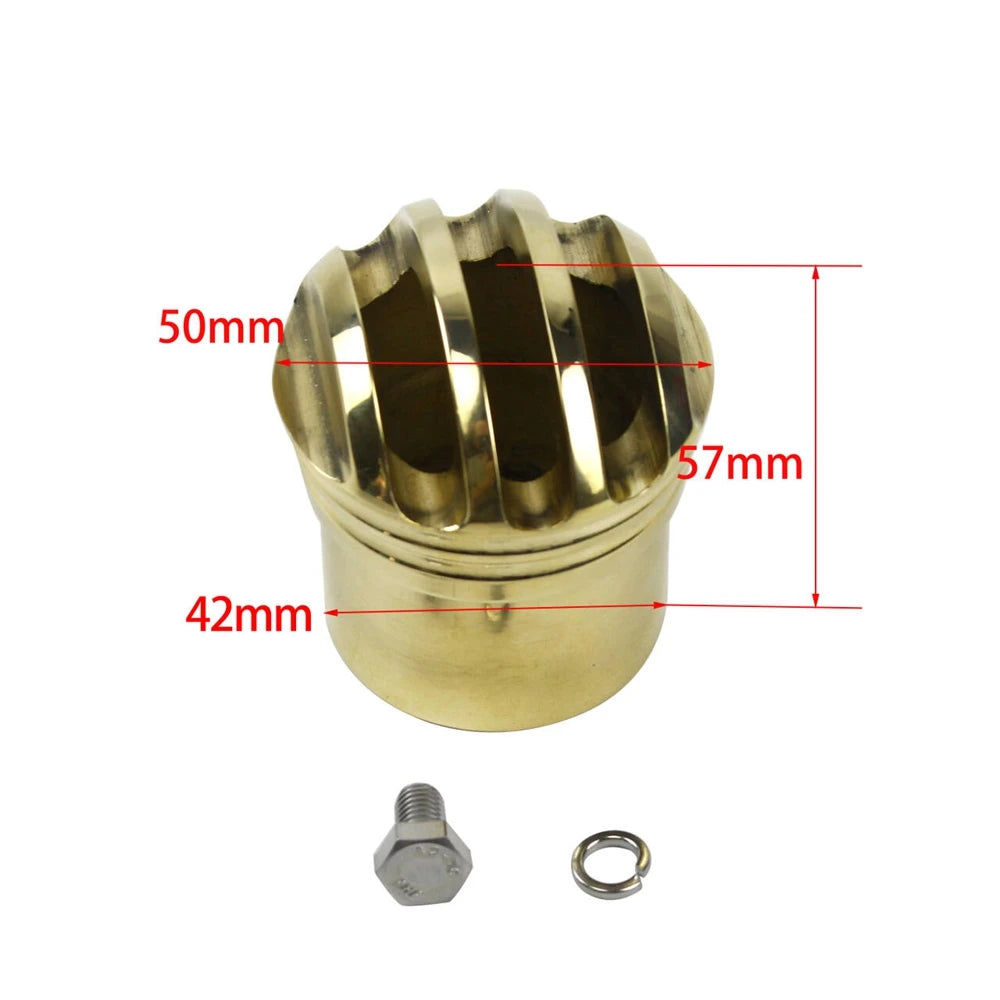Embouts d'échappement laiton universels 1,75/2/2,25/2,5 po pour Harley-Davidson Chopper, Bobber et Sportster – photo 8/15