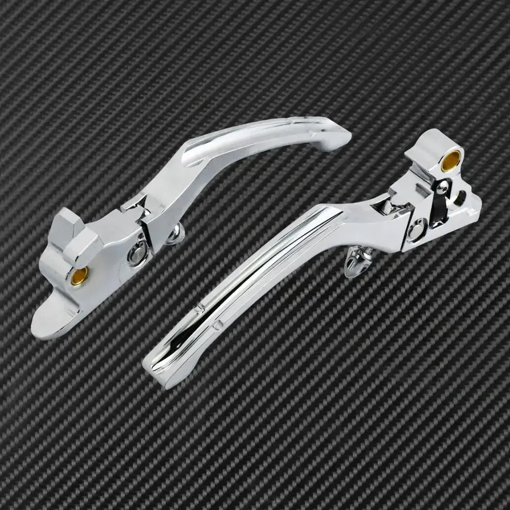 Levier de frein/embrayage réglable CNC - Harley Softail Heritage, Breakout, Street Bob FXLR, Deluxe FLSB 2015-2017 – photo 4/7