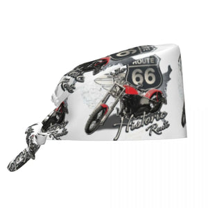 Bonnet léger imprimé Route 66 - vue de face - vue 14