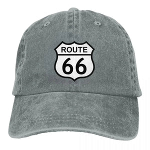 Casquette Route 66 effet vieilli - vue - vue 1