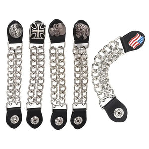 Lot de 4 extensions métalliques pour gilet de moto - vue 4