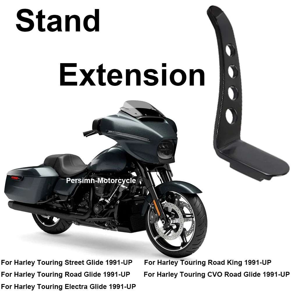 Kit d'Extension de Béquille Latérale - Harley-Davidson Touring CVO, Road King, Electra Glide, Street Glide 1991 et plus – photo 1/7