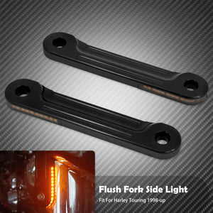 Feu de Garde-boue Arrière LED (Fender Tip) Fumé/Ambre/Rouge - Harley-Davidson Touring Road King, Softail 1980-2013 – photo 9/9