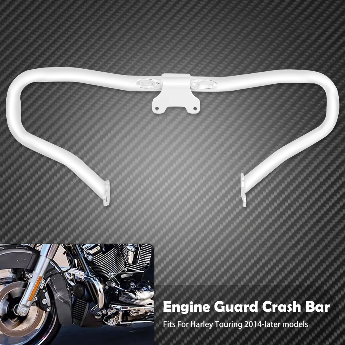 Barre de protection moteur chopée (Highway Bar) - Harley-Davidson Touring 2014 et plus – photo 8/8
