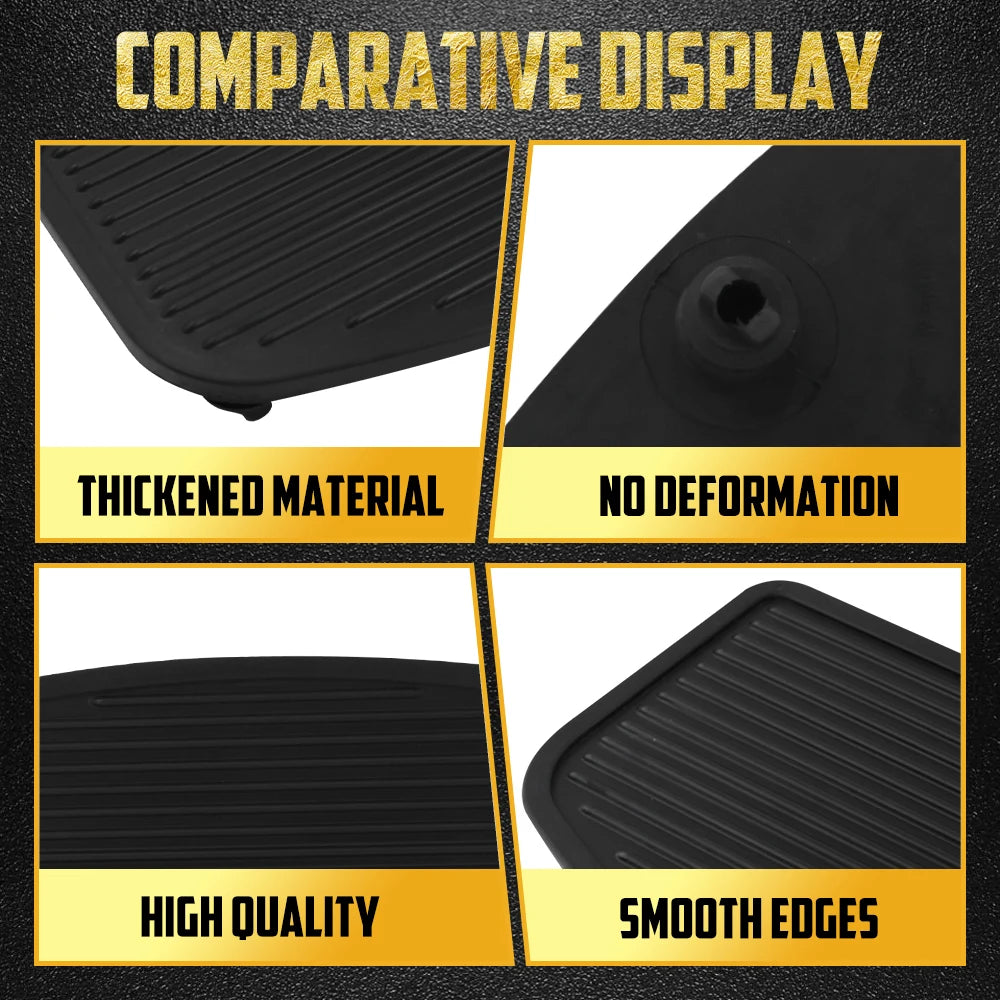 Inserts Caoutchouc pour Marchepieds Conducteur (Floorboards) - Harley-Davidson Touring, Softail, Dyna – photo 3/7