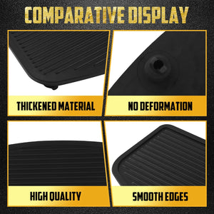 Inserts Caoutchouc pour Marchepieds Conducteur (Floorboards) - Harley-Davidson Touring, Softail, Dyna – photo 3/7