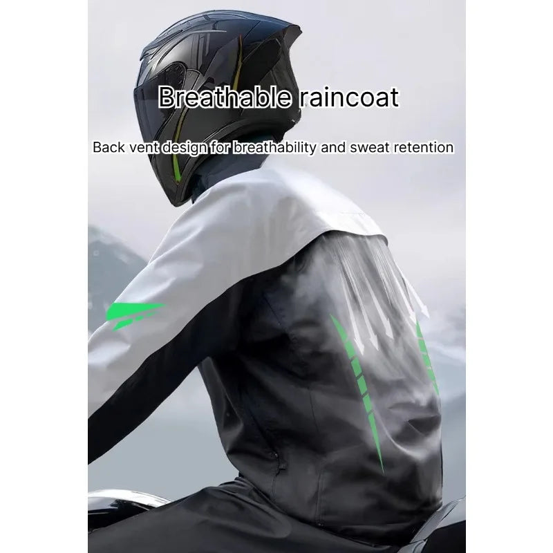Ensemble Pluie Moto 2 Pièces – Veste et Pantalon Imperméables - vue 3
