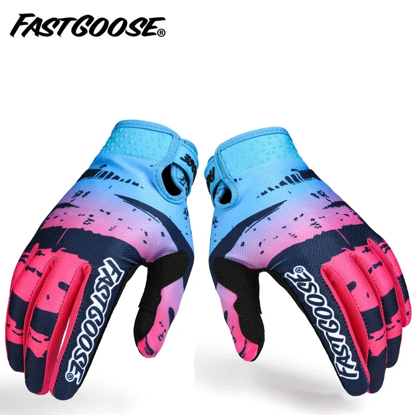 Gants moto été doigts longs - vue - vue 22