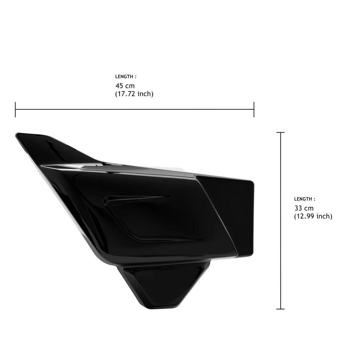 Caches latéraux de batterie pour Harley CVO Road Glide - vue 2