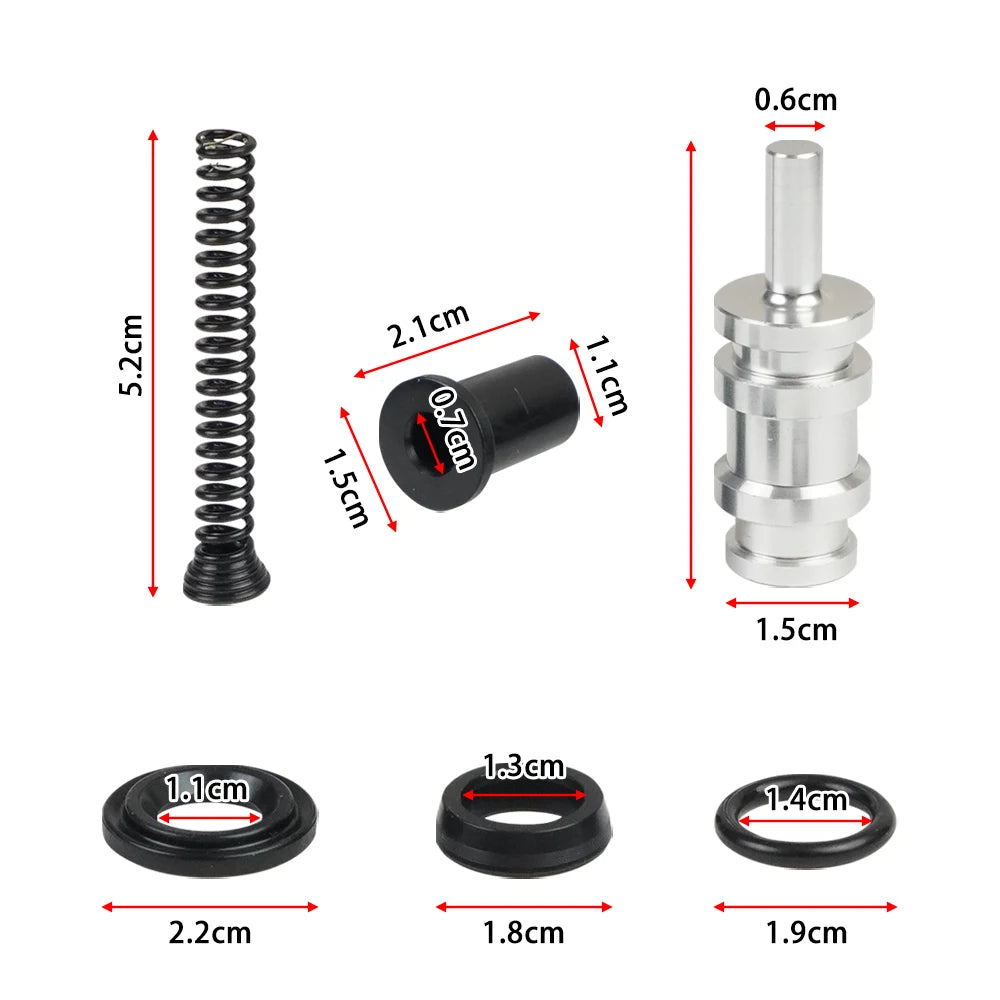 Kit de réfection de maître-cylindre avant pour Harley double disque - vue 1
