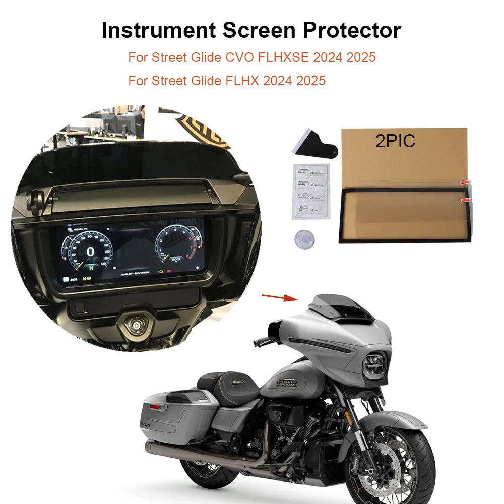 Film de protection du combiné d'instruments - Harley-Davidson Street Glide 2024-2025 – photo 1/6