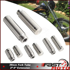 Extensions de tubes de fourche en acier pour moto Harley-Davidson - vue 2