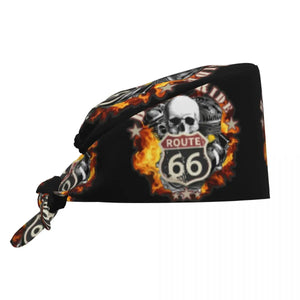 Bonnet léger imprimé Route 66 - vue de face - vue 9