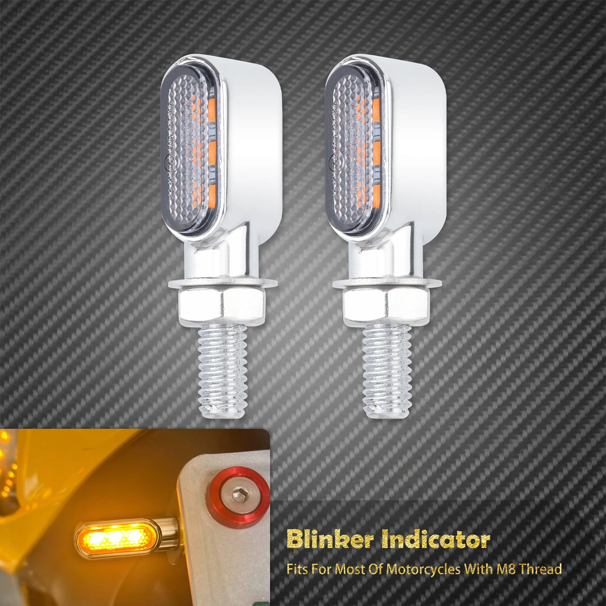Clignotants LED Mini Homologués E - Harley-Davidson Touring, Softail, Dyna, Sportster – photo 10/10