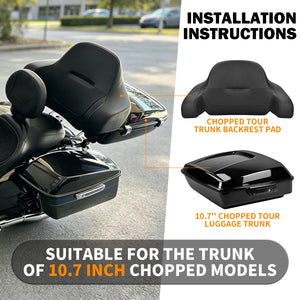 Dossier passager rembourré pour top case de Harley-Davidson Touring - vue 4