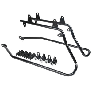 Support noir renforcé pour sacoche rigide sur une Harley-Davidson Softail Fat Boy - vue 7