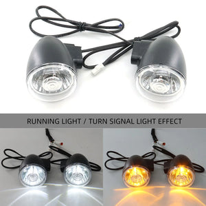 Clignotant avant LED fumé monté sur une Harley-Davidson Nightster - vue 7