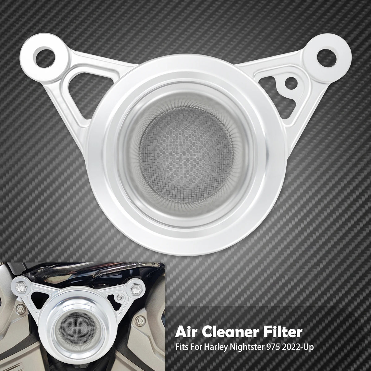 Accessoire Décoratif Filtre à Air CNC - Harley-Davidson Sportster Nightster 975 (RH975/RH975S) 2022-2024 – photo 8/8