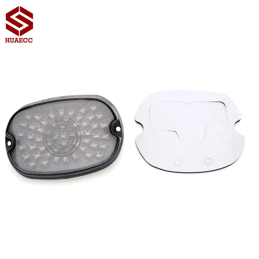 Feu arrière LED lentille fumée pour Harley Softail Dyna Touring Sportster - vue 3