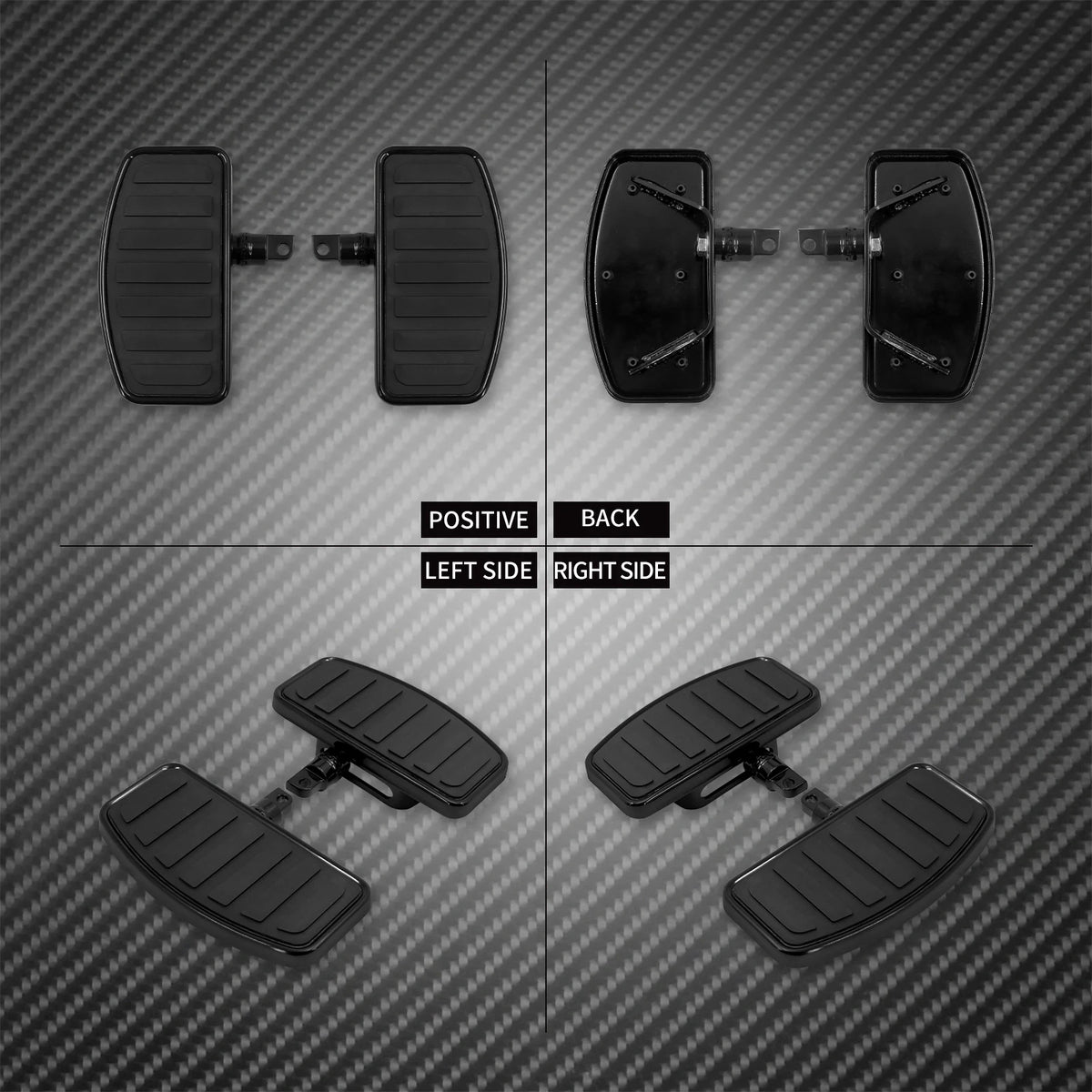 Repose-pieds passager réglables (marchepieds arrière) - Harley-Davidson Sportster, Touring, Softail, Dyna – photo 4/8