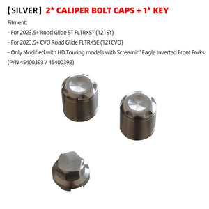 Boulons Titane Étrier/Garde-boue Avant Antivol pour Harley 121 CVO/ST, 117 Road/Street Glide – photo 17/26