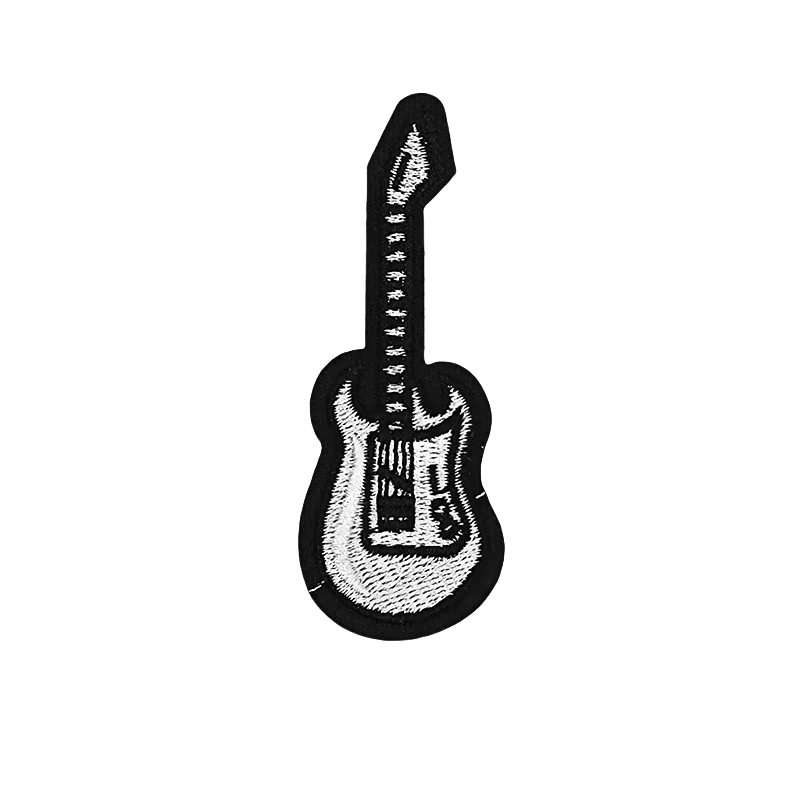 Écusson brodé tête de mort rock punk thermocollant lavable - vue 3