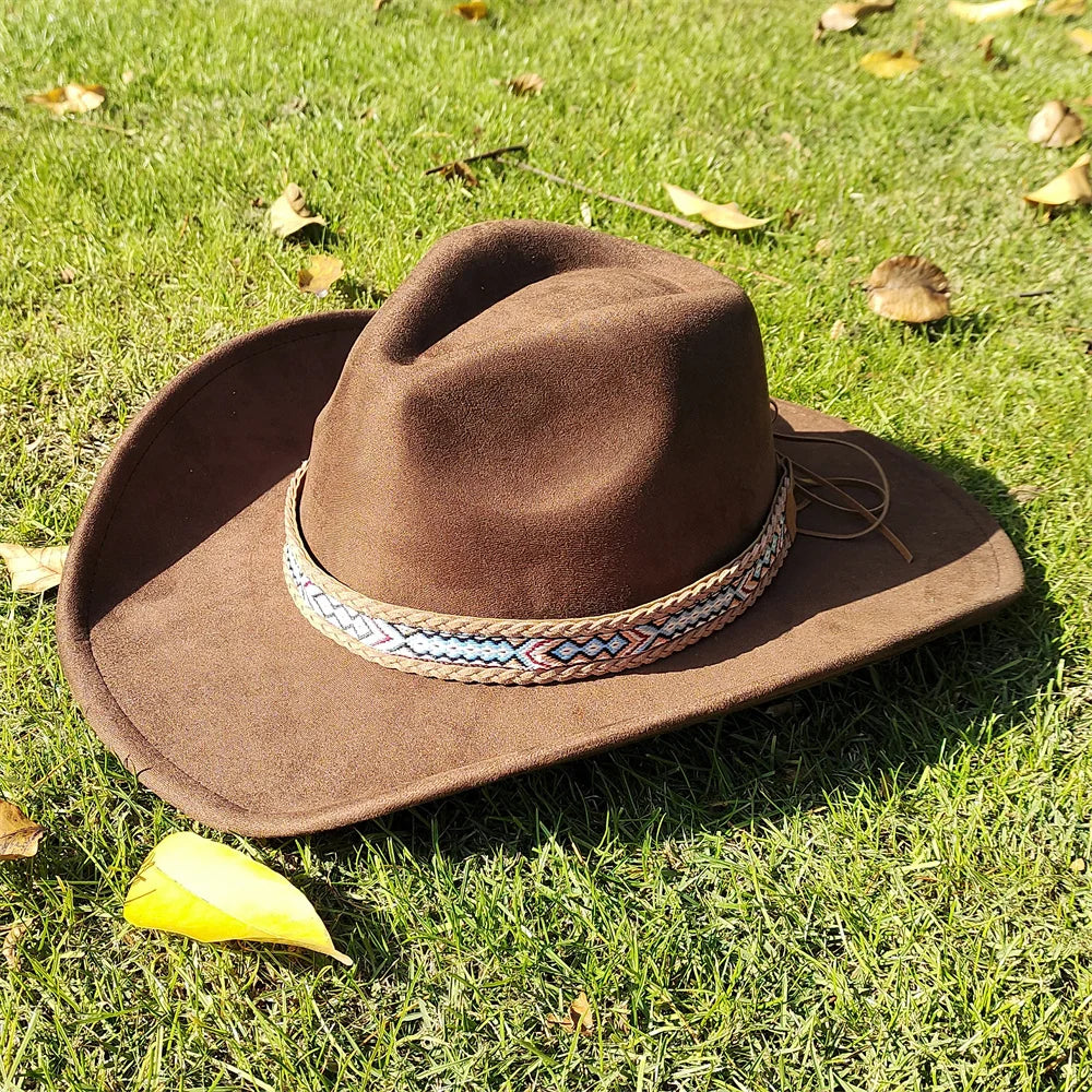 Chapeau cowboy en suédine - vue 36