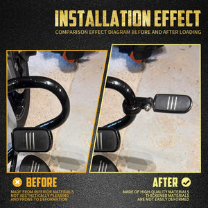 Colliers de fixation 32mm pour repose-pieds sur barre de protection - Harley Touring, Sportster XL et autres – photo 3/8
