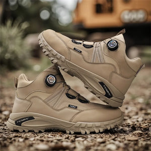 Bottines motard cuir - vue 4